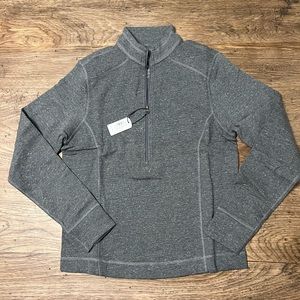 Johnnie O Kennedy Charcoal Small quarter zip. Actual item is not embroidered.